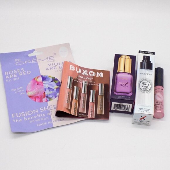 Buxom Smashbox NYX Tarte The Creme Shop 5-pc Trial Set Friday Night In for Macys - Picture 2 of 7